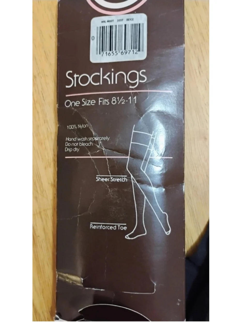 New Old Stock Vintage 80s Nylon Sheer Hosiery Thigh High Stockings 2 Pair